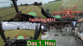 Farmvlog 311 Das 1 Heu in 2024  Fußboden betonieren im neuen Rinderstall [upl. by Farleigh]