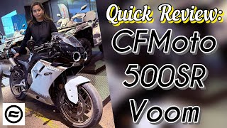 Quick Review Sa CFMoto 500SR Voom [upl. by Duyne]