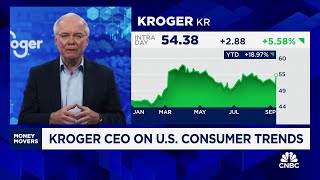 Customer connection is helping drive strength for Kroger says CEO Rodney McMullen [upl. by Ayerf]