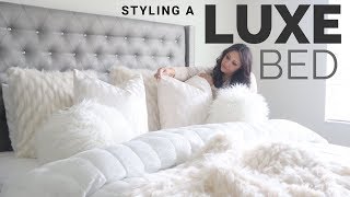 BED STYLING  LUXURIOUS BEDDING [upl. by Ziom95]