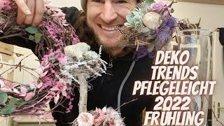 Livestream 408 Neue Deko Inspirationen für den Frühling  DIY Ideen vom Blumenmann Frühling 2022 [upl. by Arriet]