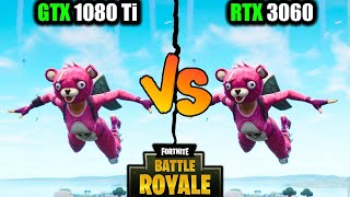 GTX 1080 Ti vs RTX 3060 Fortnite  RTX 3060 vs GTX 1080 Ti Fortnite [upl. by Oicneconi]