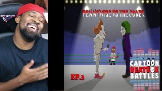 Pennywise VS The Joker  Cartoon Beatbox Battles  REACTION [upl. by Ayat252]