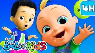 Hello Song  S3EP2  4 Hour Musical Fun  LooLoo Kids Songs for Kids [upl. by Eninahs]