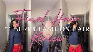 Final Hair Review FT Berrys Fashion Hair Aliexpress affordablehair affordable aliexpress [upl. by Ford737]