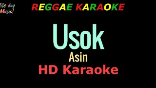 Usok  Asin REGGAE KARAOKE [upl. by Ailemac]