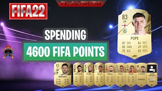 FIFA22 Spending 4600 Fifa points on Gold Packs FUT22 [upl. by Ennaed]