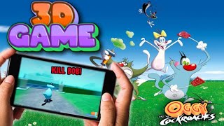 Play Oggy and the cockroaches 3D game 😂  पुरानी यादें ताज़ा हो गई  bubble gaming Hindi [upl. by Lemmueu136]