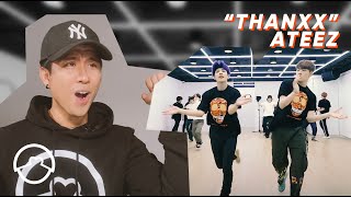 Performer Reacts to Ateez quotThanxxquot Dance Practice [upl. by Leach]