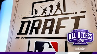 Rockies All Access  2024 MLB Draft Part 1 [upl. by Alcot]