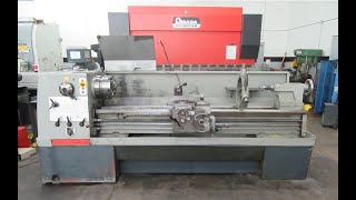 Clausing Colchester Mastiff 1400 20quot x 80quot Engine Lathe Geared Head Taper Attachment 2 Axis DRO [upl. by Bonner]