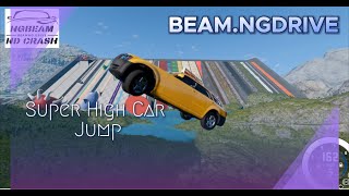 Epic High Speed Car Jumps 12 – BeamNG Drive  NGbeam ND Crash [upl. by Bone]