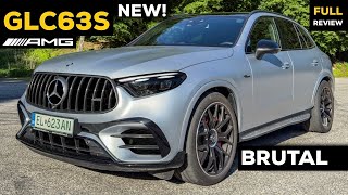 2024 MERCEDES AMG GLC 63 S E Performance 4 Cylinder Super SUV Driven FULL Review Drive Sound [upl. by Ainotal731]