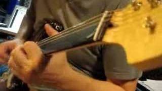 Fretless Guitarist Ned Evett plays Frusciante Strat [upl. by Cara358]