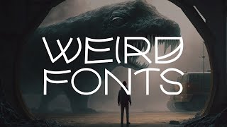 14 Weird and Wacky Fonts That Defy Conventional Design [upl. by Naeruat]