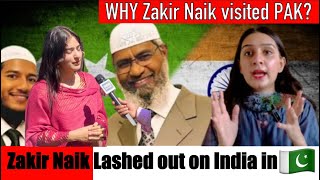 Why Zakir naik lashed out on India 🇮🇳😱 Why Zakir Visited Pakistan … [upl. by Kieryt]