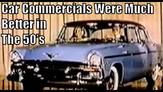 Car Commercials Were Simply Better in the 1950s Chevy Ford and More [upl. by Las842]