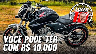 10 Motos para COMPRAR até 10000 REAIS [upl. by Salohcim]