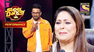 Dharmesh के quotTujh Mein Rab Dikhtaquot Dance से Geeta माँ हुई Emotional  Super Dancer  Performances [upl. by Idnic]