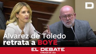 El «repaso» de Cayetana Álvarez de Toledo al «mercenario del odio» Boyé [upl. by Ynattir741]