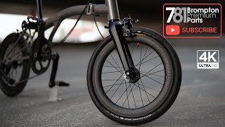 781 Project  Installing Joseph Kuosac Carbon Wheelset on Brompton T line [upl. by Jennette]