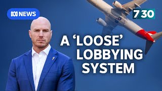 David Pocock on Australias loose lobbying system  730 [upl. by Danieu63]