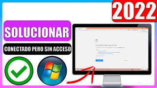 ✅Conectado pero sin acceso a internet windows 7 [upl. by Lerad]