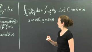 Nonconservative vector fields  MIT 1802SC Multivariable Calculus Fall 2010 [upl. by Nea]