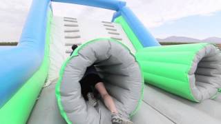 Insane Inflatable 5K Obstacle Tour [upl. by Esydnac]