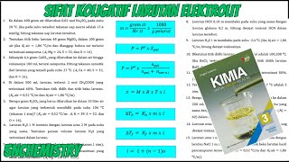 FULL ‼️ Pembahasan Soal Sifat Koligatif Larutan Elektrolit Kelas 12  Erlangga [upl. by Lejna9]