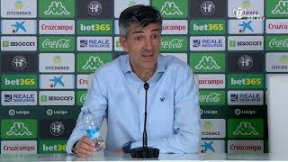 Rueda de prensa de Imanol Alguacil tras el Real Betis vs Real Sociedad 00 [upl. by Opaline]