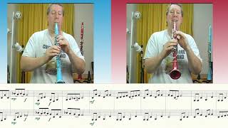 Play quotChalumeau Dreamsquot Clarinet Duet [upl. by Kirkwood]