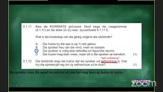 Grade 12  Afrikaans FAL  Gedig en hersiening vrae  Ek het n huisie by die see deur HA Fagan [upl. by Paucker]