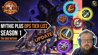 TWW M DPS Tier List updated  The War Within [upl. by Burch]