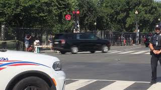 POTUS Motorcade to Mellon Auditorium [upl. by Emawk]