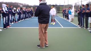 Penn StateBehrend Highlights  Mens amp Womens Tennis  Apr 14 2013 [upl. by Newel]