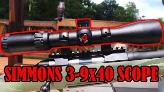 Simmons 39x40 Rifle Scope Review [upl. by Noeht]