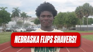 Vincent Shavers Flips to Nebraska  Matt Rhule and the Cornhuskers Land Miami Area LB [upl. by Peednam]