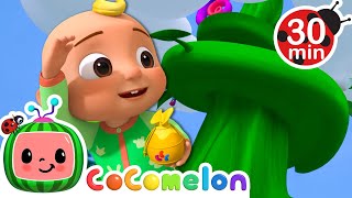 Magic Beanstalk Song  CoComelon  Animal Time  Kids Cartoons amp Nursery Rhymes  Moonbug Kids [upl. by Pegma309]