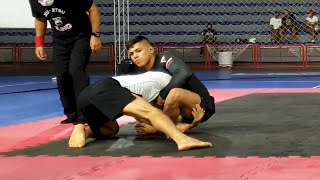 Brown Belt Micael Galvao Taps Black Belt in 55 Seconds [upl. by Lonyer406]