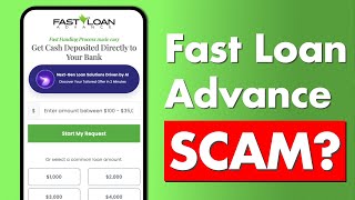 Fast Loan Advance Review  Legit or Scam [upl. by Alemat]