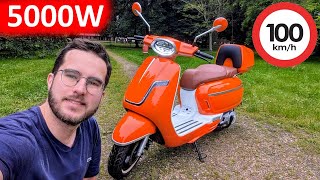 Lucking pro  Un scooter électrique 125cc de 5000w [upl. by Dviad]