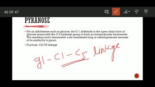 furanose and pyranose form of glucose and fructose [upl. by Peskoff]