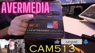 UNBOXINGPRÉSENTATION AVERMEDIA CAM513 [upl. by Burne]