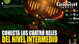 Conecta los cuatro relés del nivel intermedio ｜ Vimana Agama Jazari ｜ Sumeru ｜ Genshin Impact [upl. by Wolfy]