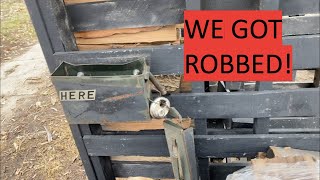 We Got Robbed Fighting Mud firewood woodworking work [upl. by Bonar]