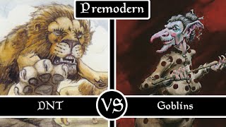 DNT vs Goblins Premodern MTG [upl. by Reade]