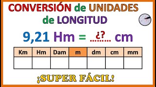 CONVERSIÓN de UNIDADES de LONGITUD  Muy fácil  2 [upl. by Baugh927]