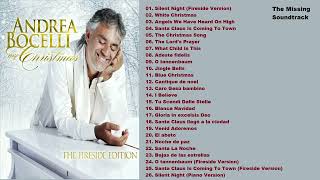 ANDREA BOCELLI My Christmas  The Fireside Edition Greatest Hits Full Album All Time Favorites [upl. by Ylac]