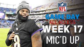 NFL Week 17 Micd Up quotIm little out here but not alwaysquot  Game Day All Access [upl. by Yendys]